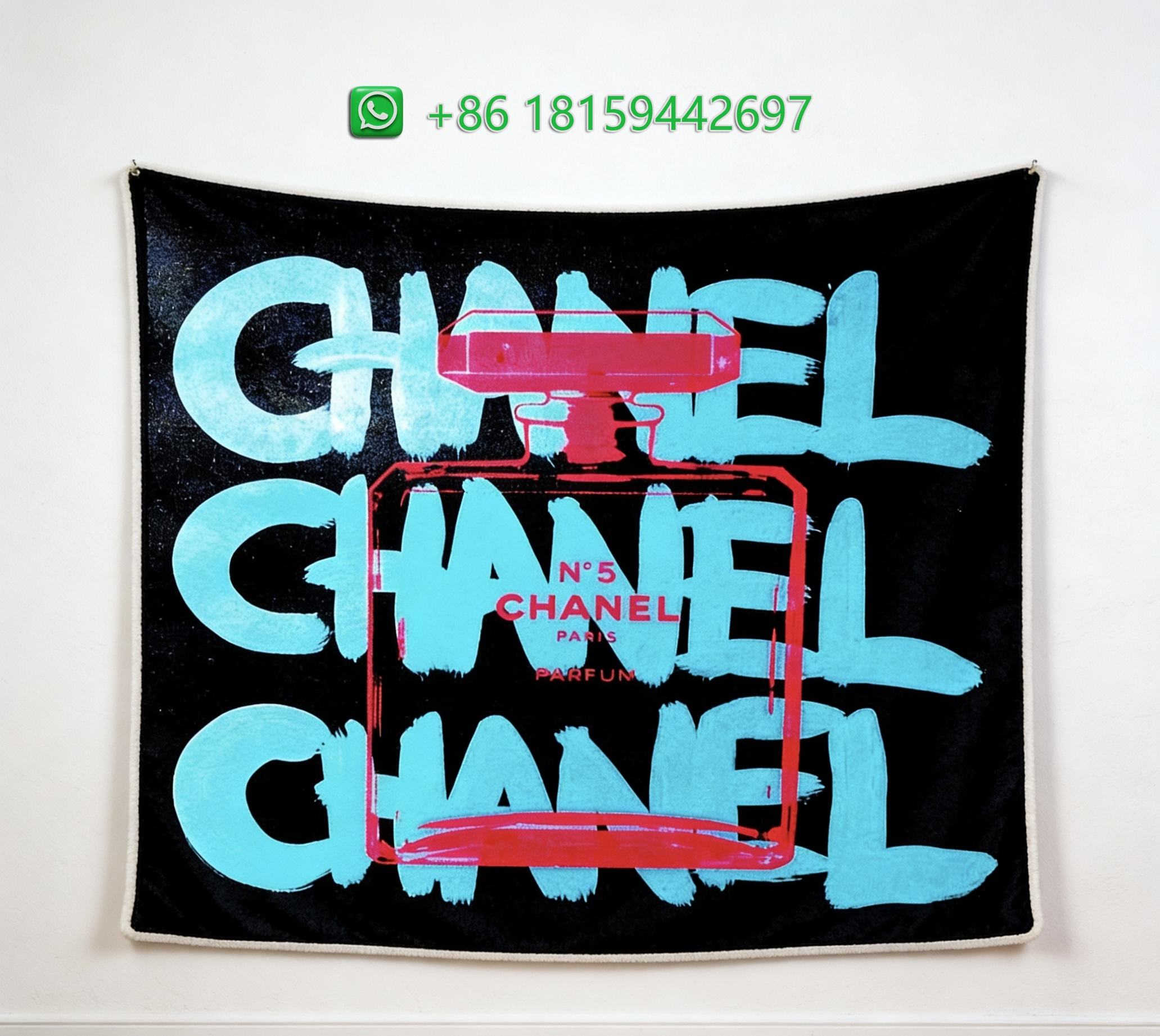 Chanel Throw Blankets